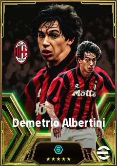 Demetrio Albertini eFootball 2026 player card, 84 OVR DMF