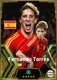 Fernando Torres eFootball 2026 player card, 84 OVR CF