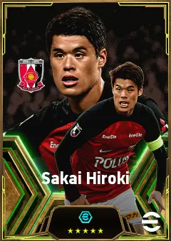 Sakai Hiroki eFootball 2026 player card, 81 OVR RB