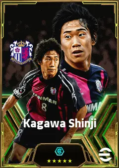 Kagawa Shinji eFootball 2026 player card, 81 OVR AMF