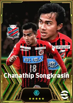 Chanathip Songkrasin eFootball 2026 player card, 81 OVR AMF