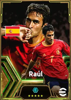 Raúl eFootball 2026 player card, 84 OVR SS