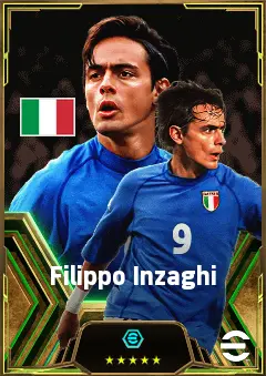 Filippo Inzaghi eFootball 2026 player card, 84 OVR CF