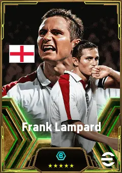 Frank Lampard eFootball 2026 player card, 84 OVR CMF