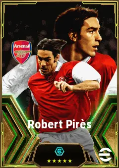 Robert Pirès eFootball 2026 player card, 84 OVR LMF