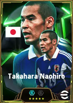 Takahara Naohiro eFootball 2026 player card, 83 OVR CF