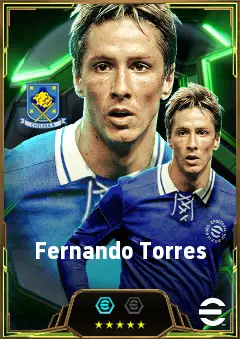 Fernando Torres eFootball 2026 player card, 83 OVR CF