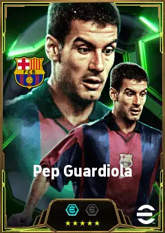 Pep Guardiola eFootball 2026 player card, 83 OVR DMF