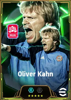 Oliver Kahn eFootball 2026 player card, 85 OVR GK