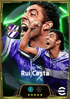 Rui Costa eFootball 2026 player card, 85 OVR CMF