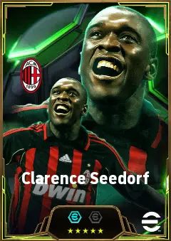 Clarence Seedorf eFootball 2026 player card, 85 OVR DMF