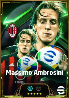 Massimo Ambrosini eFootball 2026 player card, 84 OVR DMF