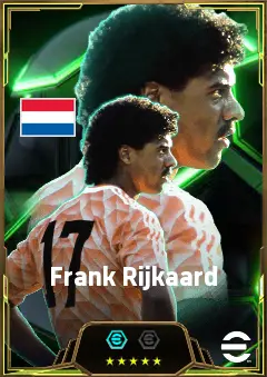 Frank Rijkaard eFootball 2026 player card, 86 OVR CB