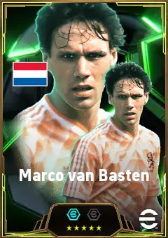 Marco van Basten eFootball 2026 player card, 86 OVR CF