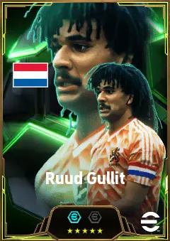 Ruud Gullit eFootball 2026 player card, 86 OVR SS