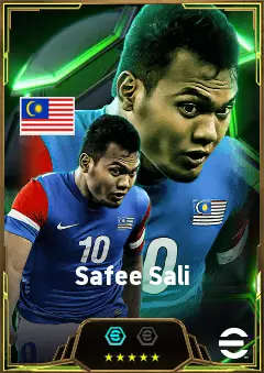Safee Sali eFootball 2026 player card, 80 OVR CF