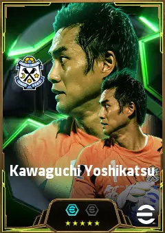 Kawaguchi Yoshikatsu eFootball 2026 player card, 83 OVR GK