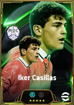 Iker Casillas eFootball 2026 player card, 86 OVR GK