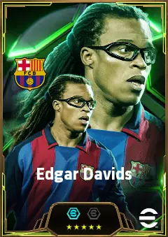 Edgar Davids eFootball 2026 player card, 85 OVR CMF