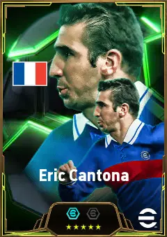 Eric Cantona eFootball 2026 player card, 86 OVR CF