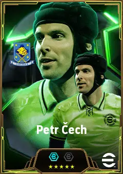 Petr Čech eFootball 2026 player card, 86 OVR GK
