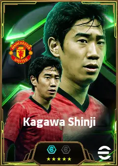 Kagawa Shinji eFootball 2026 player card, 84 OVR AMF