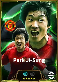 Park Ji-Sung eFootball 2026 player card, 84 OVR LMF