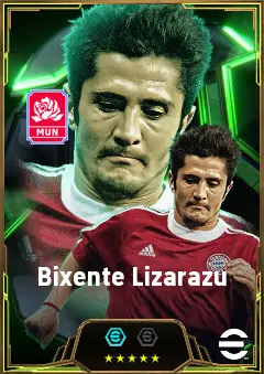 Bixente Lizarazu eFootball 2026 player card, 84 OVR LB