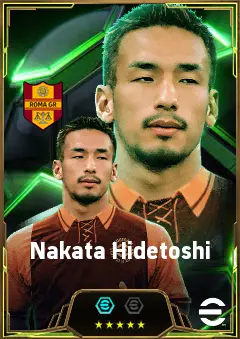 Nakata Hidetoshi eFootball 2026 player card, 84 OVR AMF