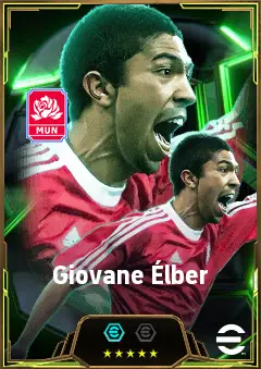 Giovane Élber eFootball 2026 player card, 84 OVR CF