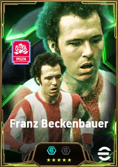 Franz Beckenbauer eFootball 2026 player card, 86 OVR DMF