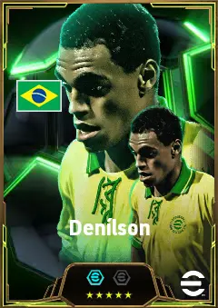 Denílson eFootball 2026 player card, 84 OVR LWF