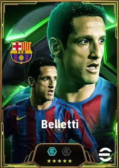 Belletti eFootball 2026 player card, 84 OVR RB