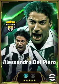 Alessandro Del Piero eFootball 2026 player card, 86 OVR SS