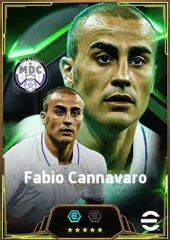 Fabio Cannavaro eFootball 2026 player card, 87 OVR CB