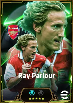 Ray Parlour eFootball 2026 player card, 84 OVR RMF