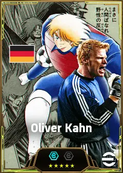 Oliver Kahn eFootball 2026 player card, 86 OVR GK
