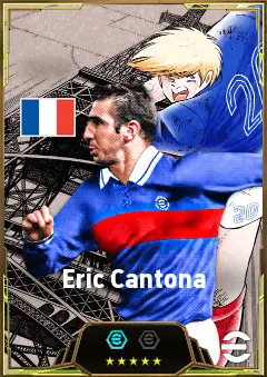 Eric Cantona eFootball 2026 player card, 86 OVR CF