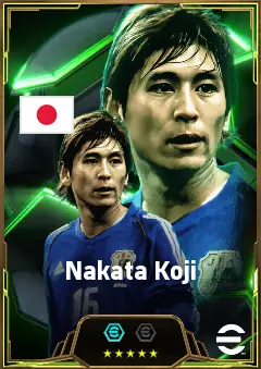 Nakata Koji eFootball 2026 player card, 83 OVR CB