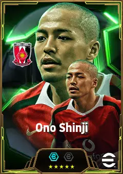 Ono Shinji eFootball 2026 player card, 82 OVR AMF