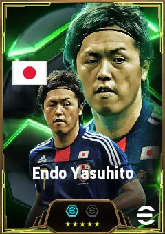 Endo Yasuhito eFootball 2026 player card, 84 OVR CMF