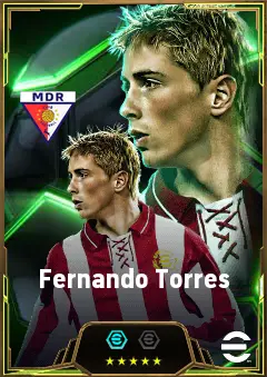 Fernando Torres eFootball 2026 player card, 85 OVR CF
