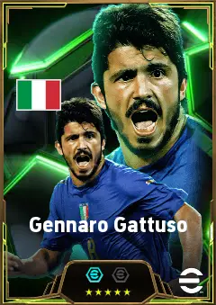 Gennaro Gattuso eFootball 2026 player card, 85 OVR DMF