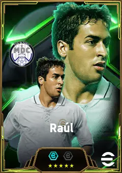 Raúl eFootball 2026 player card, 85 OVR AMF