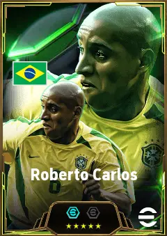 Roberto Carlos eFootball 2026 player card, 86 OVR LMF