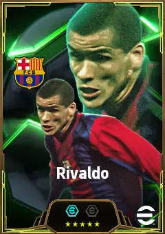 Rivaldo eFootball 2026 player card, 86 OVR AMF