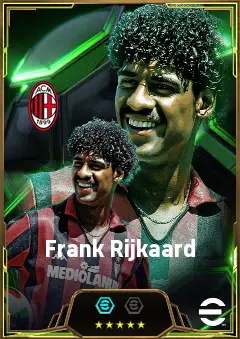 Frank Rijkaard eFootball 2026 player card, 86 OVR DMF