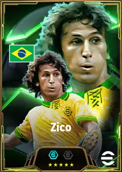 Zico eFootball 2026 player card, 86 OVR AMF