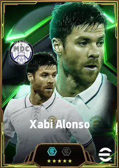 Xabi Alonso eFootball 2026 player card, 85 OVR DMF