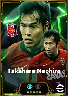 Takahara Naohiro eFootball 2026 player card, 81 OVR CF